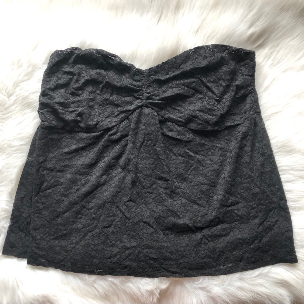 Torrid | Black Lace Tube top 3x